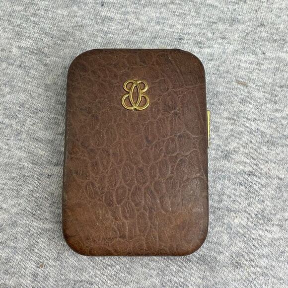 BUXTON Vintage Cowhide Key-Tainer Enclosed Key Holder - Picture 1 of 9